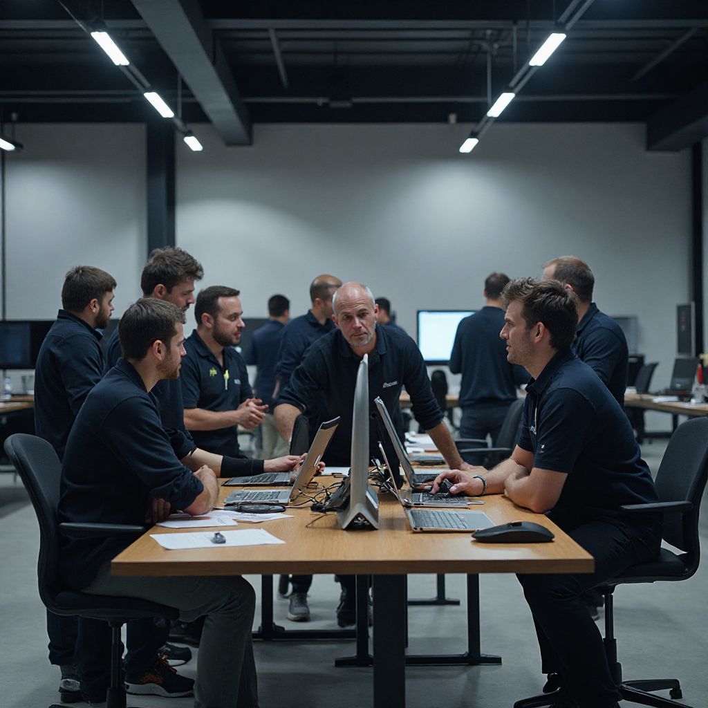 Team training session