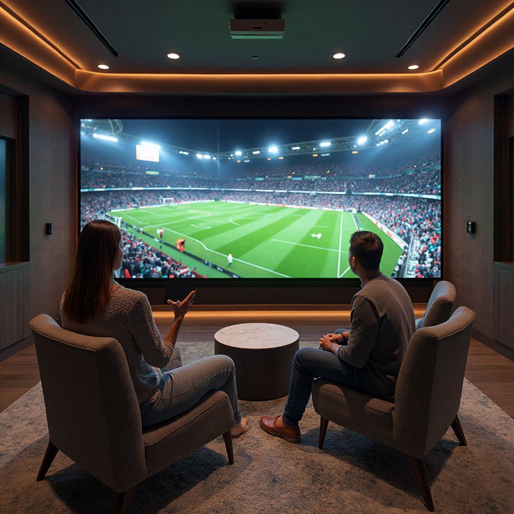 Customer briefing area